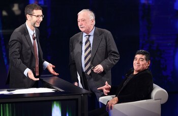 Gianni Mina y Diego Armando