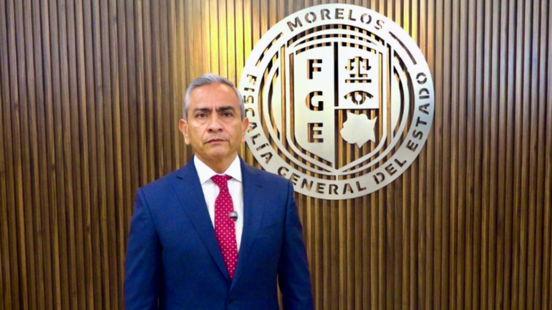 El Fiscal General de Morelos, Fernando Blumenkron Escobar. Foto: Fiscalía Morelos