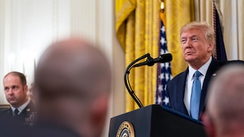 Trump anuncia la suspensión de los ataques contra Irán "previstos para mañana" a petición de sus aliados árabes