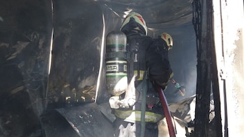 Un bombero de la Ciudad