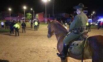 Momento de la captura.
Foto: Policía