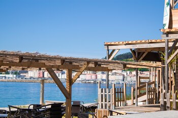 Terraza a pie de playa