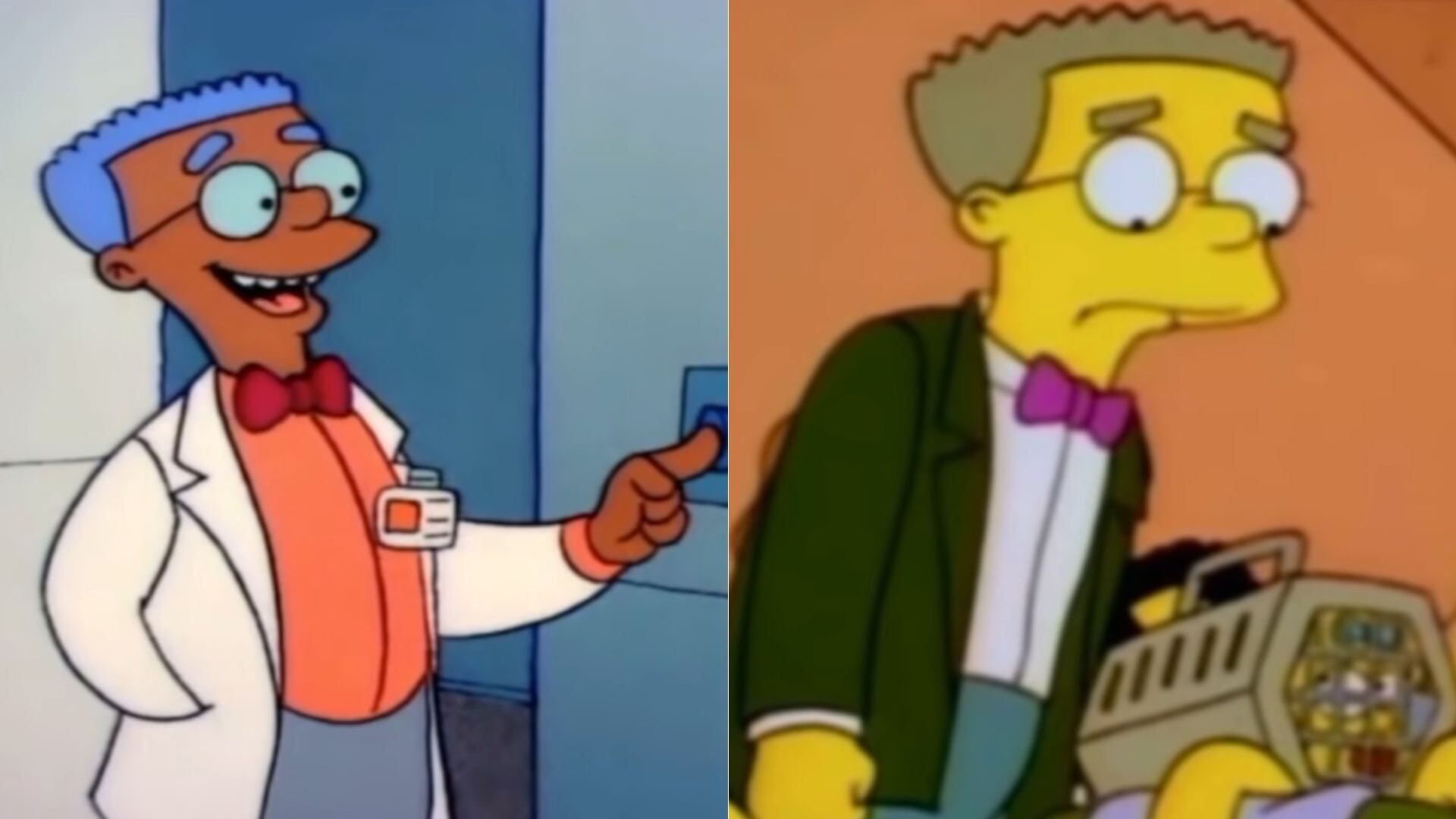 Los guionistas y Matt Groening confirmaron que Smithers nunca fue negro, sino que se trató de un accidente de animación (foto: Captura/20th Century FOX)