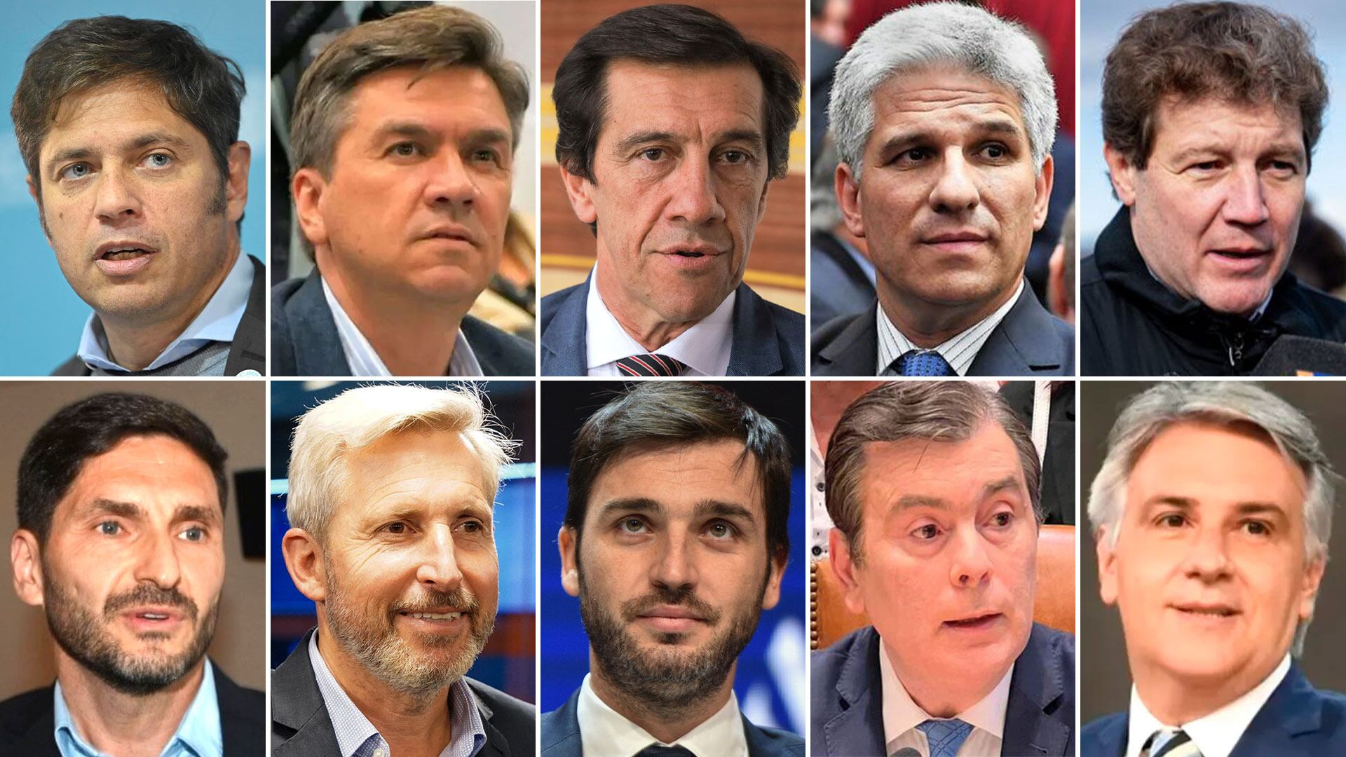 Los gobernadores Axel Kicillof, Leandro Zdero, Carlos Sadir, Claudio Poggi, Claudio Melella, Maximiliano Pullaro, Rogelio Frigerio, Ignacio Torres, Gerardo Zamora y Martín Llaryora y una situación de tensión con Casa Rosada que minimizó el chubutense