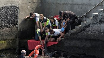 El vuelco de cayucos es