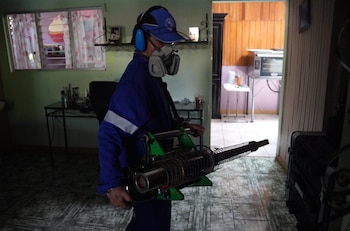 Las autoridades sanitarias reforzaron las visitas casa por casa para identificar y eliminar criaderos del mosquito Aedes aegypti, transmisor del dengue. Crédito: Ministerio de Salud