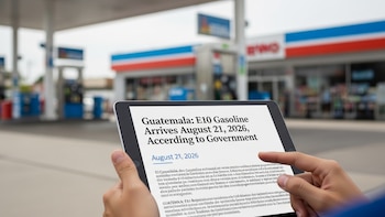 Guatemala: La gasolina E10 llegará a las estaciones el 21 de agosto de 2026, según el gobierno