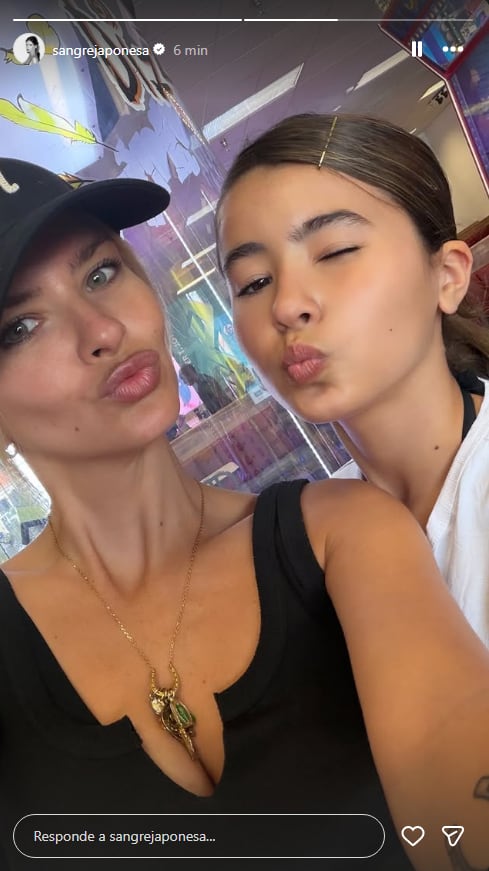 La China publicó una imagen con su hija mayor