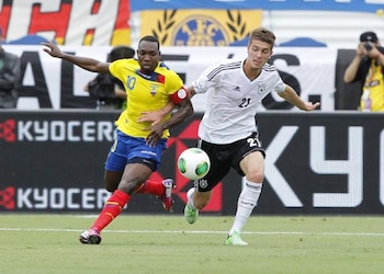Ecuador cayó por 4-2 ante Alemania en amistoso en Estados Unidos el 2013. - créditos: Conmebol