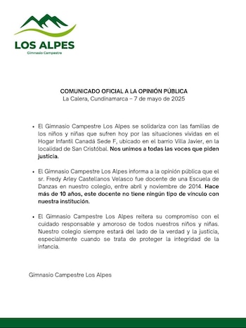 El Gimnasio Los Alpes, en