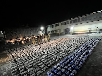 Esta fue la cantidad de paquetes de marihuana que fueron incautadas en Quindío - crédito Ejército Nacional