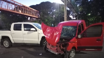 Se registró un choque múltiple