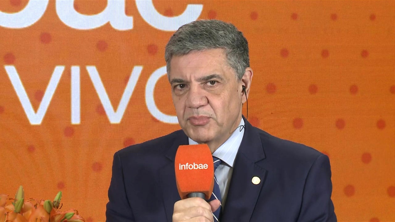 Jorge Macri habla en una entrevista con Infobae