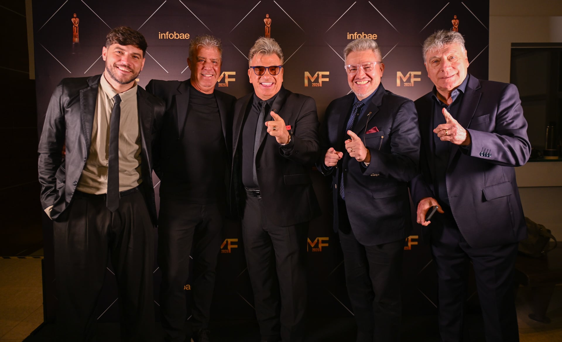Fernando Mancini, Miguel Ángel Brindisi, Gustavo Cima, Nicolás Luaces y Esteban Fernando González, nominados por Acá hay buen fútbol (La Red) en la terna de programa nocturno