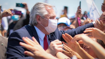 El Presidente recorrió una fábrica