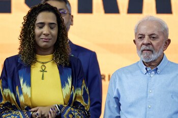 Según la asociación Me Too Brasil, varias mujeres denunciaron a Almeida, un abogado y profesor universitario de 48 años, incluida la ministra de Igualdad Racial, Anielle Franco (REUTERS/Ueslei Marcelino)