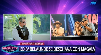 Koky Belaunde conmueve al hablar de sus nietas gemelas: “Las cuido como una madre”. Captura: Magaly TV La Firme.