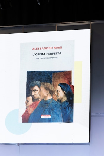 Alessandro Masi en la Feria del Libro de Buenos Aires