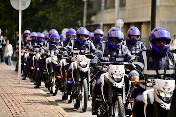 La dotación de motocicletas y