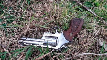 Los acusados tenían un revólver