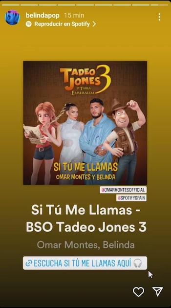 Belinda anunció la canción "Si