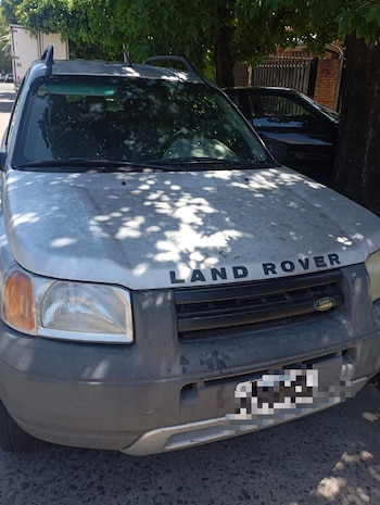 La camioneta en la que