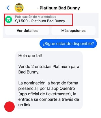 Entradas para el concierto de