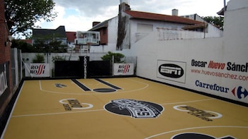 La cancha armada por Oscar