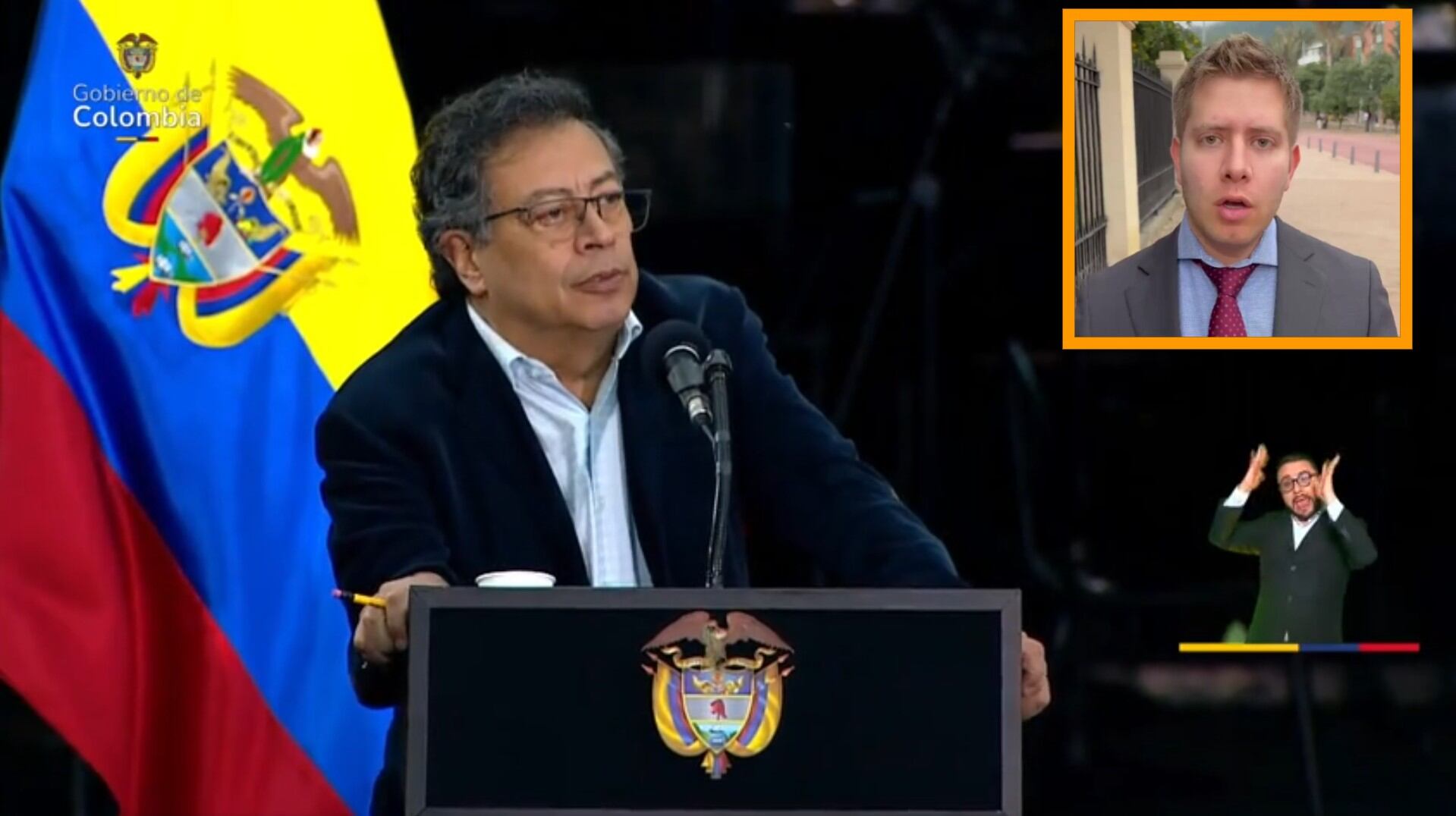 Las declaraciones de Josías Fiesco no solo son un reflejo de la polarización política en Colombia, también de la creciente disconformidad de ciertos sectores de la población con el gobierno de Gustavo Petro - crédito Presidencia/X