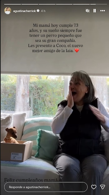 El emotivo momento de la sorpresa, con Silvia vendada y rodeada de su familia, se viralizó en redes sociales gracias a la complicidad de sus nietos