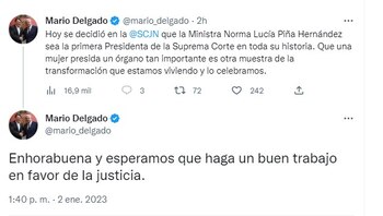 Mario Delgado Twitter (captura/Twitter)