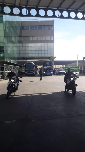 Todo listo en la concentración