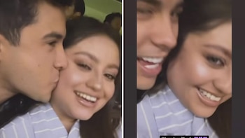 El cantante y la actriz