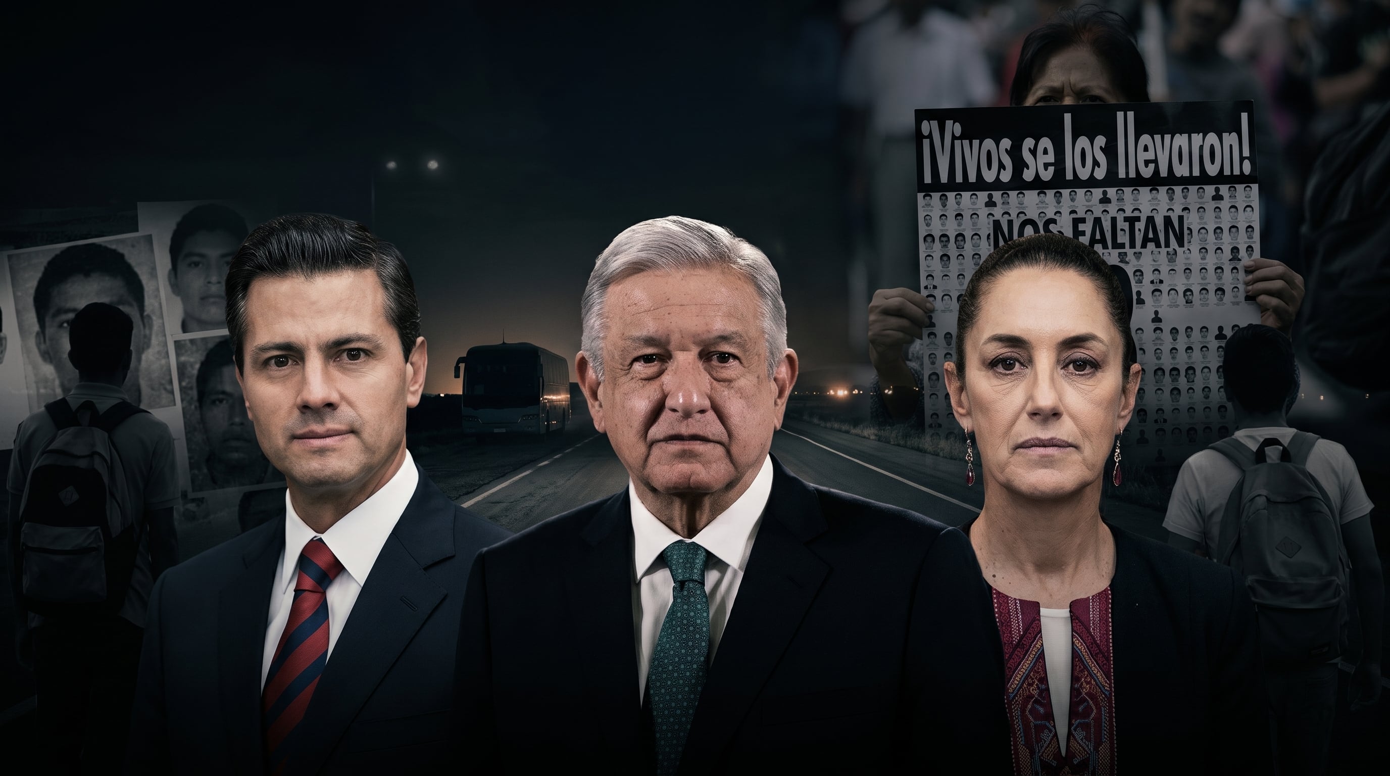 El caso Ayotzinapa ha atravesado tres gobiernos federales y hasta ahora no se ha esclarecido qué ocurrió con los 43 estudiantes desaparecidos en Iguala. (Imagen Ilustrativa | Infobae México)
