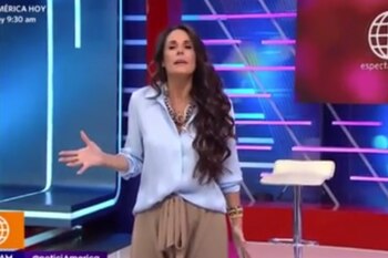 Rebeca Escribens regresa a la conducción y agradece a sus fans por el apoyo. (Foto: América TV)