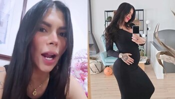 Giannina Luján da a luz