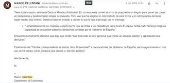 El director de la Escuela