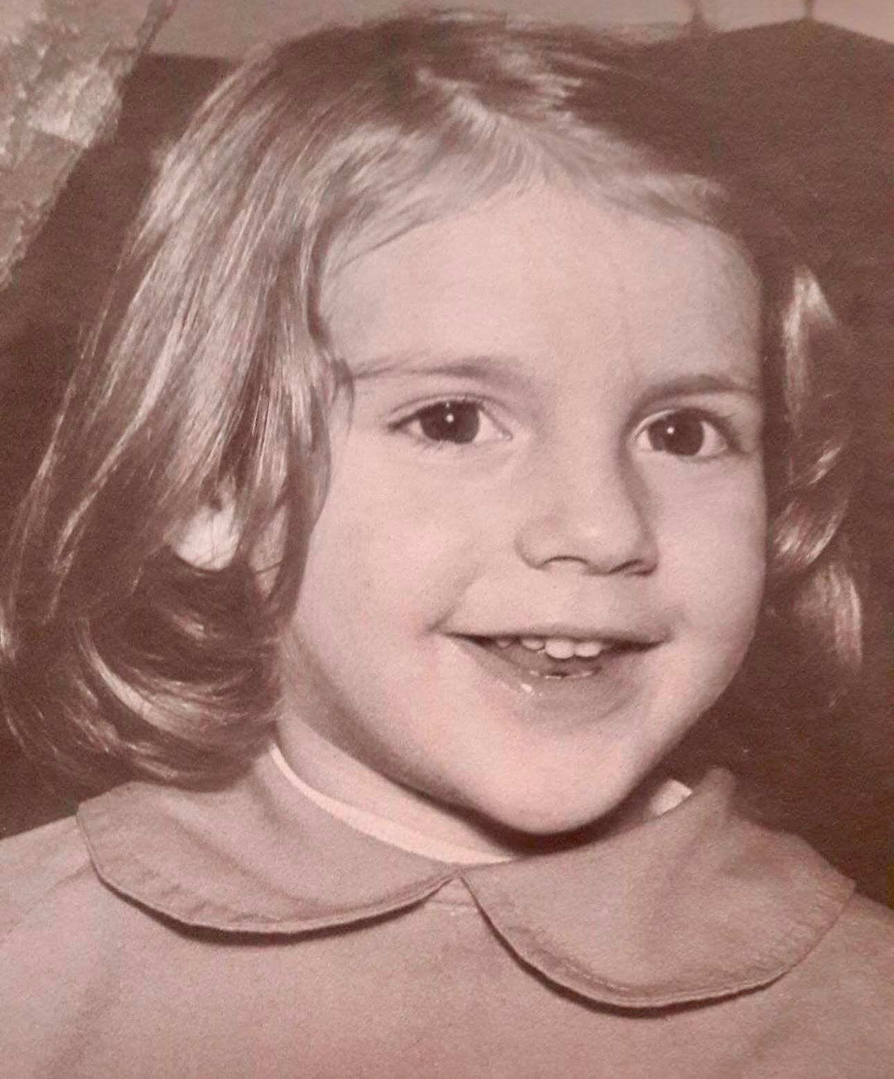 Eleonora Wexler a sus cuatro años, siete antes de su debut televisivo en “Lorenza” (1981)