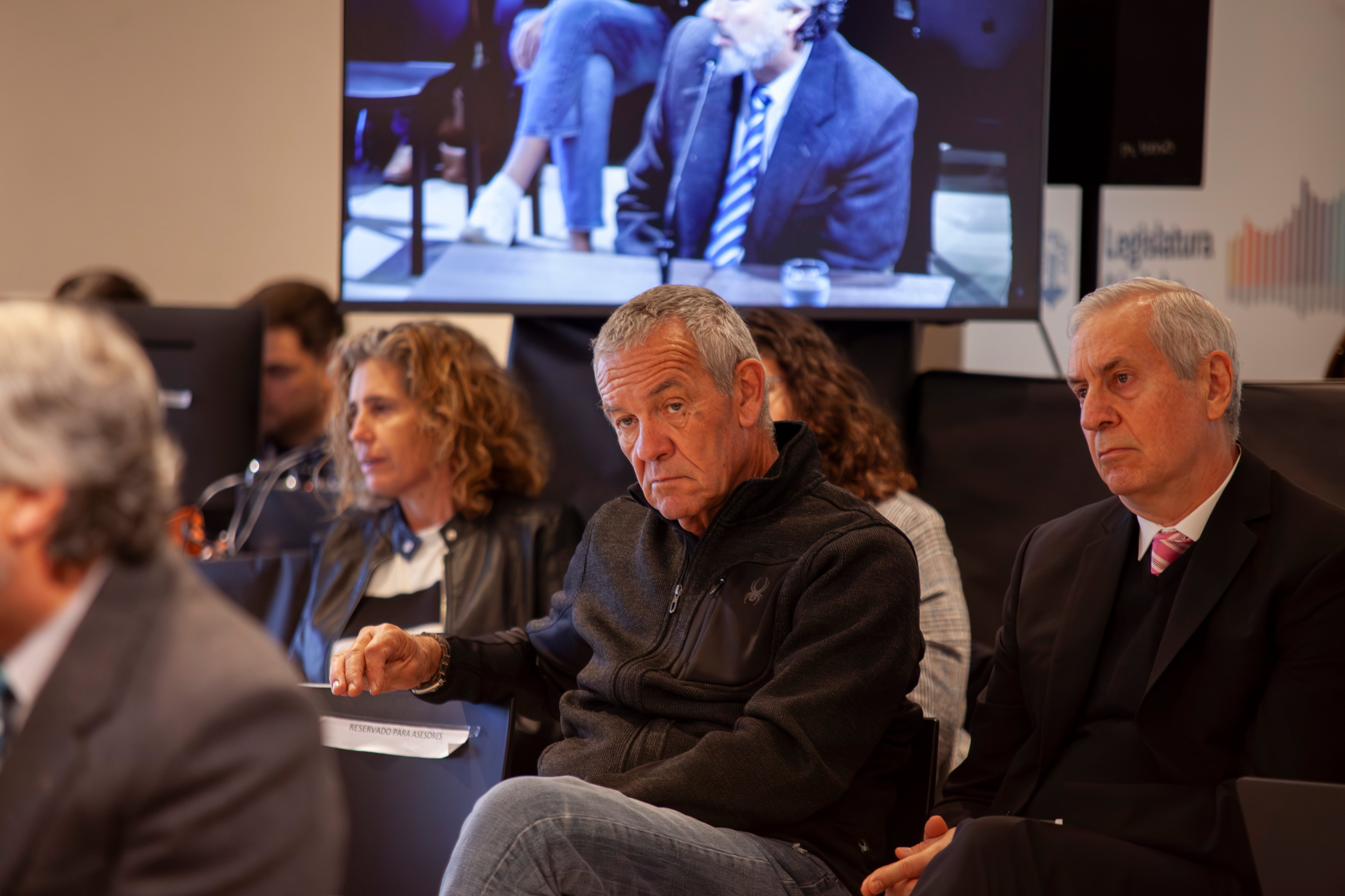 Marcelo Macarrón junto a su abogado Gustavo Liebau