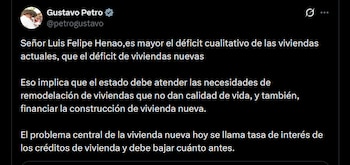 Respuesta de Gustavo Petro a