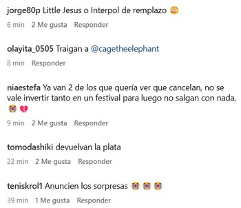 Los fanáticos de la agrupación