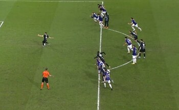 Imagen del Genk-Anderlecht al que