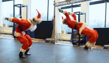 El robot mide 1.5 metros.