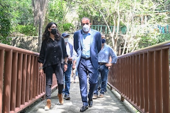 En las obras de supervisión