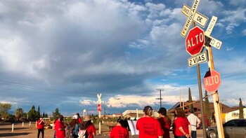 Familiares de mineros de Buenavista
