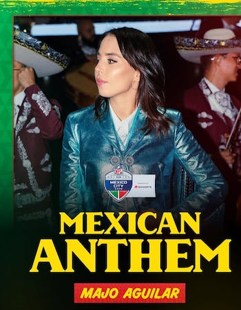 La artista de música mexicana será una de las protagonistas de la ceremonia previa al esperado regreso de la NFL a la Ciudad de México. (Instagram / NFL)