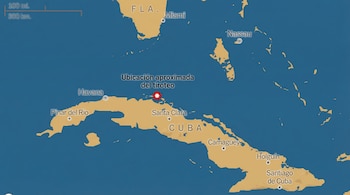 Un mapa geográfico ilustra la