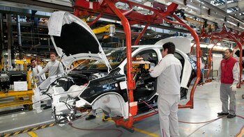 La producción nacional de vehículos