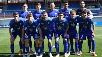 Imagen de un partido del Ourense CF. (Página Web/Ourense CF)