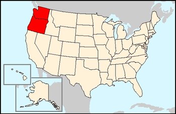 Mapa de los estados de